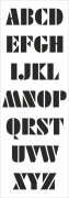 Mehrwegschablone Buchstaben 5